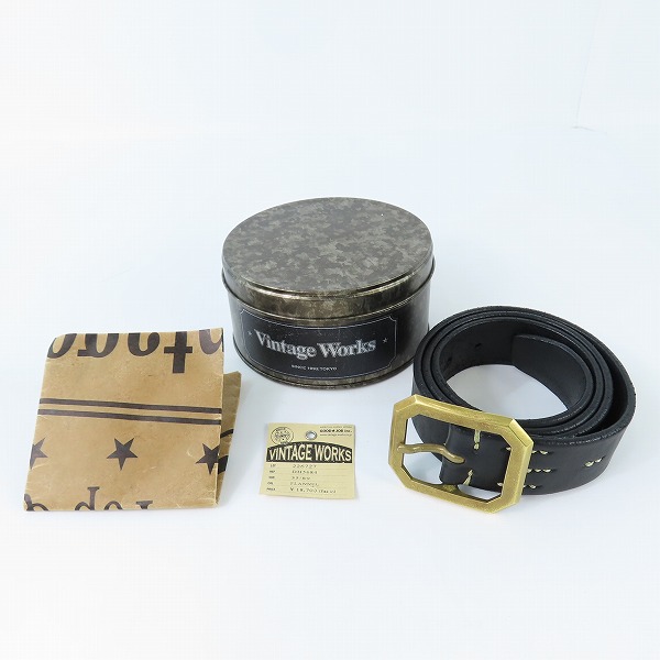 実際に弊社で買取させて頂いたVintage Works/ヴィンテージワークス レザーベルト DH5684/35/89の画像 9枚目