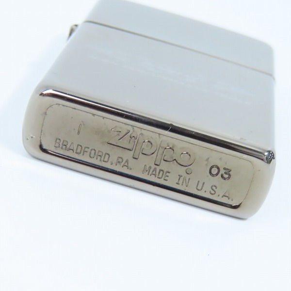 実際に弊社で買取させて頂いたZIPPO/ジッポー snap-on/スナップオン ロゴ クローム加工/2003年製の画像 3枚目