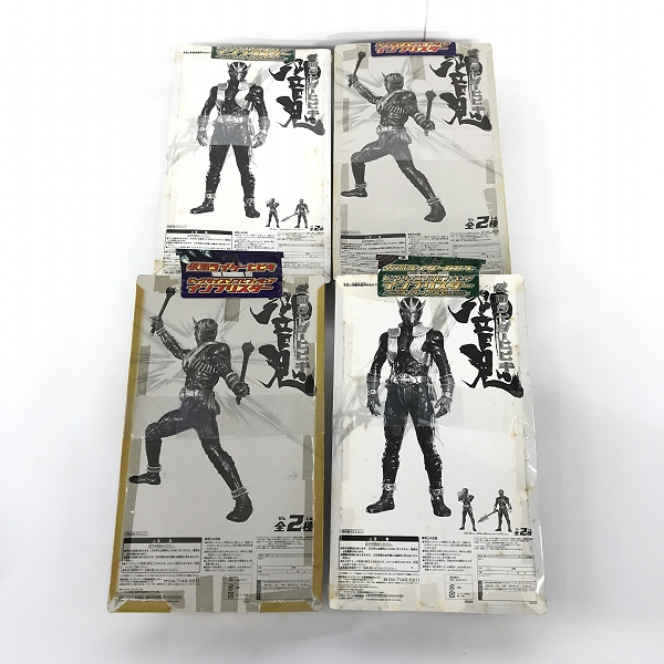 実際に弊社で買取させて頂いた【未開封】バンプレスト 仮面ライダー響鬼 ビッグサイズソフビフィギュア インブリスター ヒビキ/イブキ/トドロキ 4点セットの画像 1枚目