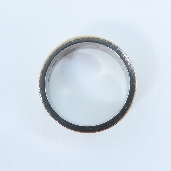 実際に弊社で買取させて頂いたCartier/カルティエ ラブリング AU750/K18WG/ホワイトゴールド 52/11-11.5号　の画像 5枚目