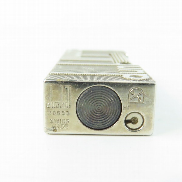 実際に弊社で買取させて頂いたdunhill/ダンヒル 両面ロゴデザイン サイドローラー ガスライターの画像 4枚目