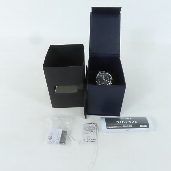 実際に弊社で買取させて頂いたCASIO/カシオ LINEAGE リニエージ マルチバンド6 ソーラー LCW-M100TSE-1A2JFの画像 7枚目