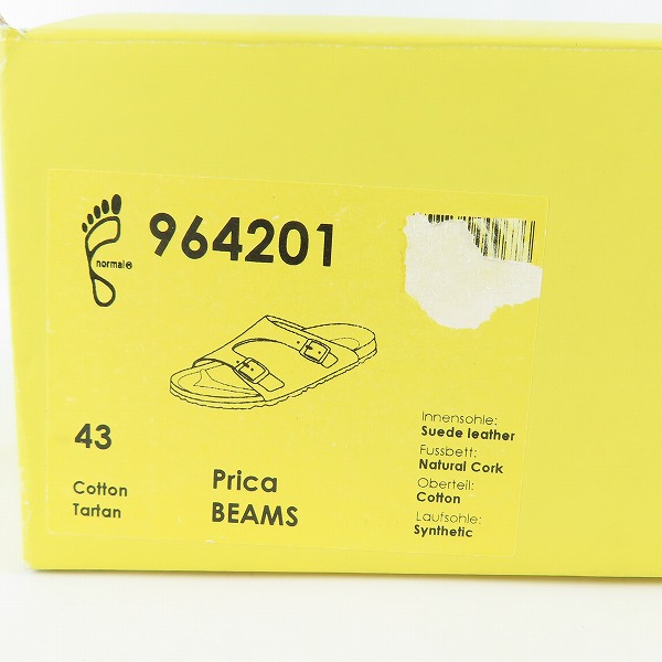 実際に弊社で買取させて頂いた【未使用】TATAMI BIRKENSTOCK/タタミ ビルケンシュトック ディズニー 43の画像 9枚目