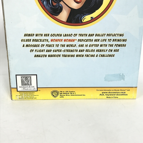 実際に弊社で買取させて頂いたMONOGRAM/モノグラム DCコミック WONDER-WOMAN/ワンダーウーマン ボブルヘッド フィギュアの画像 9枚目