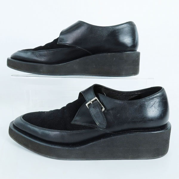実際に弊社で買取させて頂いたLAD MUSICIAN/ラッドミュージシャン MONK-STRAP SNEAKER SHOES/レザーシューズ 2117-911/42の画像 3枚目