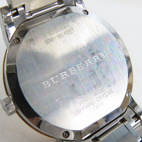 実際に弊社で買取させて頂いたBURBERRY/バーバリー 腕時計/ウォッチ BU9006【動作未確認】の画像 4枚目