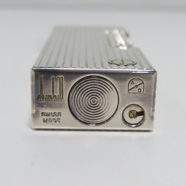 実際に弊社で買取させて頂いたDunhill/ダンヒル ガスライター サイドローラー ストライプ柄の画像 2枚目