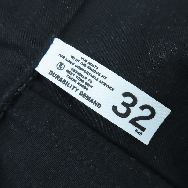 実際に弊社で買取させて頂いたBOUNTY HUNTER/バウンティーハンター 7分丈 パンツ ブラック 32の画像 3枚目