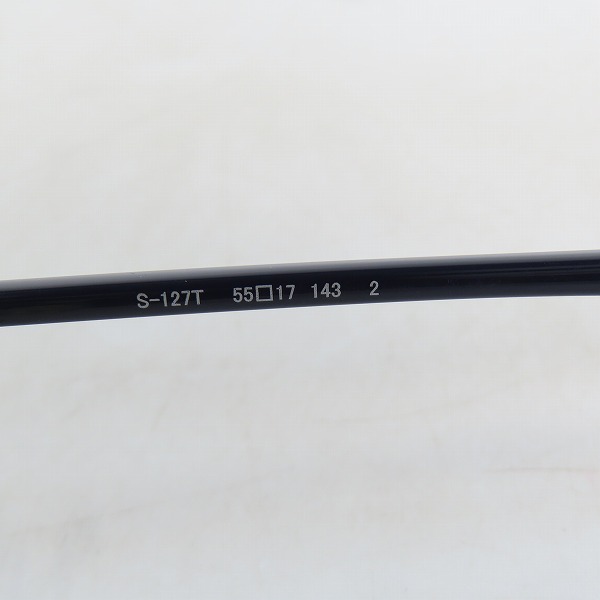 実際に弊社で買取させて頂いた999.9/フォーナインズ メガネフレーム アイウェア/S-127Tの画像 5枚目