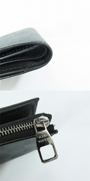 実際に弊社で買取させて頂いた【イニシャル入り】LOUIS VUITTON/ルイヴィトン ダミエ グラフィット ポルトフォイユ スマート 二つ折り財布 N64021の画像 9枚目