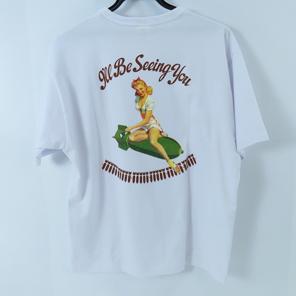実際に弊社で買取させて頂いたBuzz Rickson's/バズリクソンズ US ARMY GIL ELVGREN ピンナップガール Tシャツ XXLの画像 1枚目