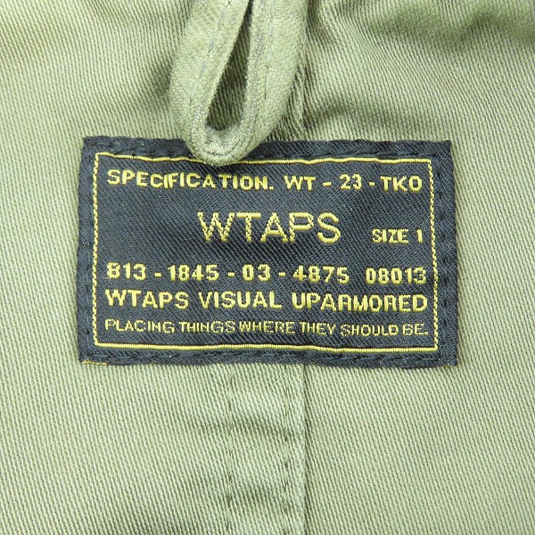 実際に弊社で買取させて頂いたWTAPS/ダブルタップス 14AW BUDS L/S 長袖 ミリタリー シャツ 142GWDT-SHM02 1の画像 2枚目