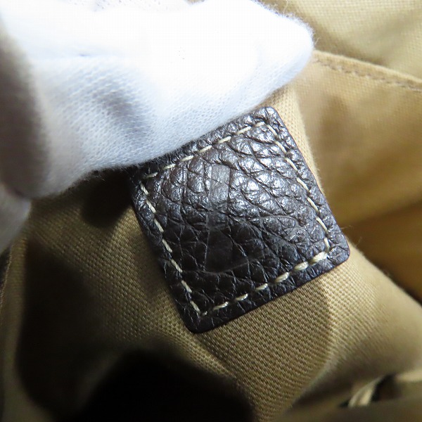 実際に弊社で買取させて頂いた土屋鞄製造所/ツチヤカバン レザー ダークブラウン トートバッグ の画像 5枚目