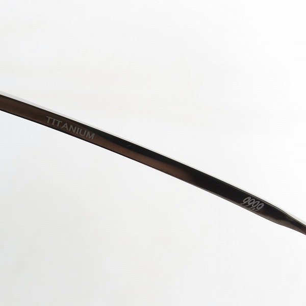 実際に弊社で買取させて頂いた999.9/フォーナインズ メガネフレーム アイウェア O-16Tの画像 6枚目