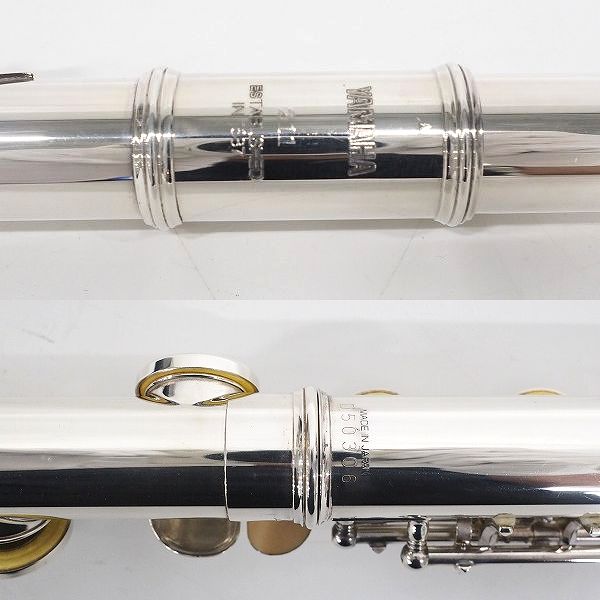 実際に弊社で買取させて頂いたYAMAHA/ヤマハ YFL211/YFL-211 フルート Eメカ付 日本製 ハードケース・ケースカバー付の画像 3枚目