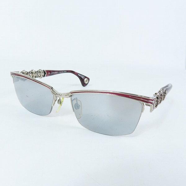 実際に弊社で買取させて頂いたA'rossvy/ロズヴィー サイド シルバー 925 クロス モチーフ サングラス/アイウェア 209251708