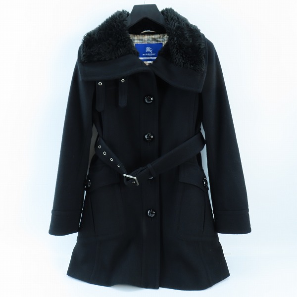 実際に弊社で買取させて頂いたBURBERRY BLUE LABEL/バーバリーブルーレーベル スタンドカラー ウールコート FNF08-813-09/36