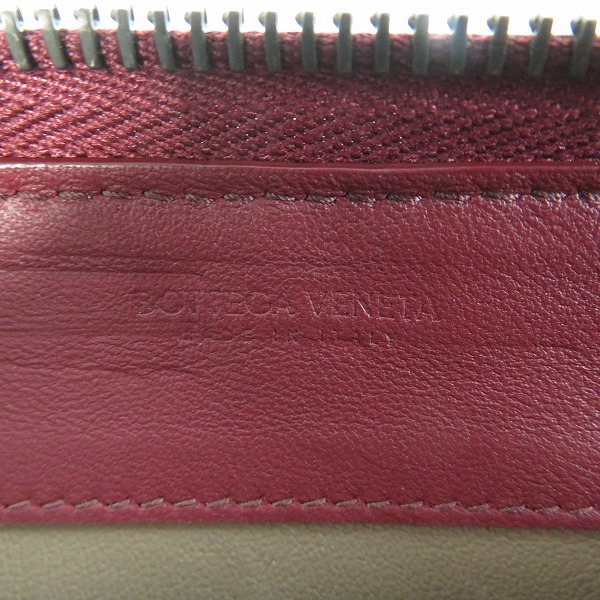 実際に弊社で買取させて頂いたBOTTEGA VENETA/ボッテガヴェネタ イントレチャート ラウンドジップ 長財布/ウォレットの画像 7枚目