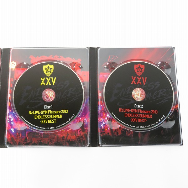 実際に弊社で買取させて頂いたBlu-ray/BD/ブルーレイ B'z LIVE-GYM Pleasure 2013 ENDLESS SUMMER-XXV 完全盤/2枚組の画像 4枚目