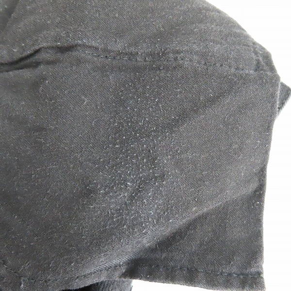 実際に弊社で買取させて頂いたJOHN LAWRENCE SULLIVAN/ジョンローレンスサリバン LEATHER PATCH DENIM/レザーパッチ デニムパンツ 2B012-0321-28/46の画像 7枚目