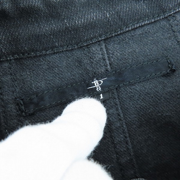 実際に弊社で買取させて頂いたNO ID. /NO ID. /ノーアイディジップアップ ノーカラーデニムジャケット/1の画像 2枚目