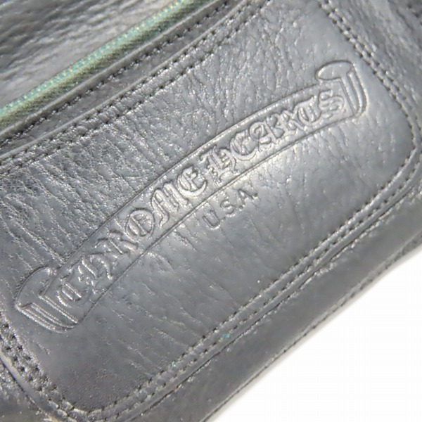 実際に弊社で買取させて頂いたCHROME HEARTS/クロムハーツ BSフレア１ZIP Wallet/財布の画像 4枚目