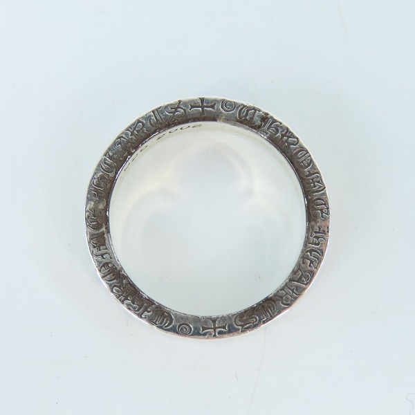 実際に弊社で買取させて頂いたCHROME HEARTS/クロムハーツ 6mm スペーサーリング プレーン  21.5号の画像 5枚目