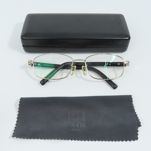 実際に弊社で買取させて頂いたdunhill/ダンヒル T-CELLULOID/TITAN F-K14WG/ホワイトゴールド メガネフレーム 1026の画像 9枚目
