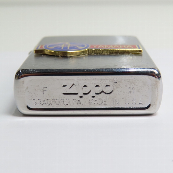 実際に弊社で買取させて頂いたZIPPO/ジッポー YAMAHA/ヤマハ エンブレム/ロゴ メタル貼り 2011年製の画像 3枚目