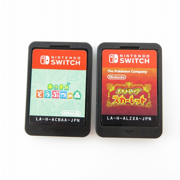 実際に弊社で買取させて頂いたNintendo Switch/ニンテンドースイッチソフト あつまれどうぶつの森 あつ森/ポケットモンスター スカーレット/ポケモン