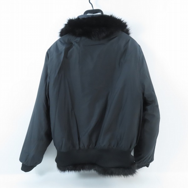 実際に弊社で買取させて頂いたNIKE×AMBUSH/ナイキ×アンブッシュ 18AW リバーシブルフェイクファーコートジャケット AQ9225-010 /Mの画像 3枚目