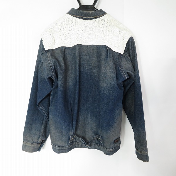 実際に弊社で買取させて頂いたLevi`s Fenom/リーバイスフェノム ニット切替 トラッカーデニムジャケット FMJ13-0001/Lの画像 1枚目