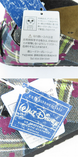 実際に弊社で買取させて頂いた【未使用】TATAMI BIRKENSTOCK/タタミ ビルケンシュトック ディズニー 43の画像 6枚目