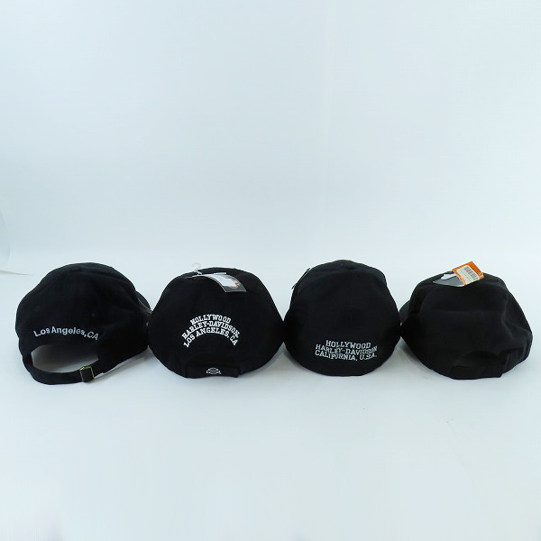 実際に弊社で買取させて頂いた【未使用】SPORTSMAN/スポーツマン HARLEY-DAVIDSON/ハーレーダビッドソン キャップ 4点セットの画像 1枚目