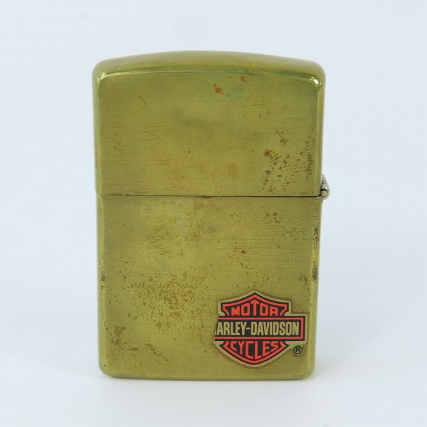 実際に弊社で買取させて頂いたZIPPO/ジッポー HARLEY-DAVIDSON/ハーレーダビッドソン SORID BASS/ブラス/1932-1990/90年製の画像 1枚目