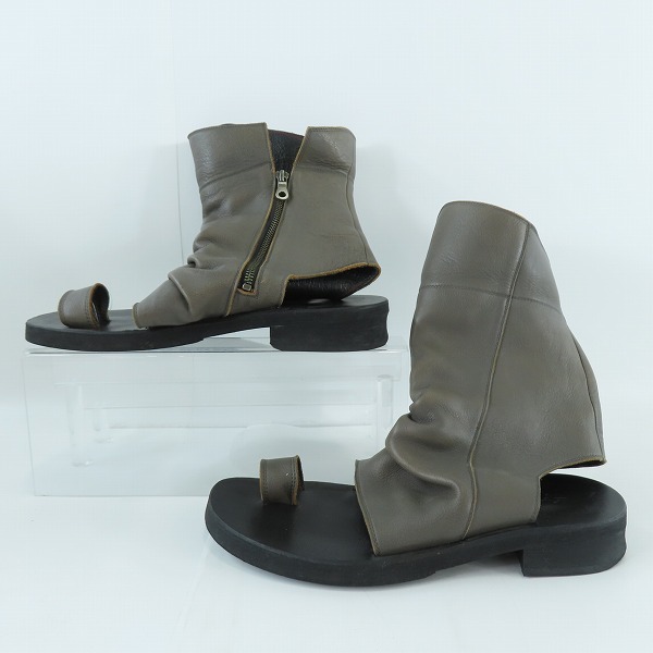 実際に弊社で買取させて頂いたNO ID./ノーアイディー サンダル型 ロングブーツ FK 833208 559F/44の画像 3枚目