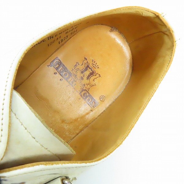 実際に弊社で買取させて頂いたGEORGE COX/ジョージコックス スタークリーパー 白×黒/13291/8の画像 4枚目