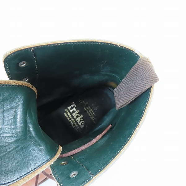実際に弊社で買取させて頂いたTRICKER'S/トリッカーズ レザー レースアップブーツの画像 4枚目
