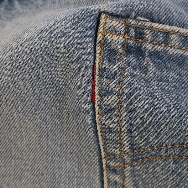 実際に弊社で買取させて頂いたLEVI'S/リーバイス ヴィンテージ 501 66後期 刻印6 ポケット裏チェーンステッチ ボタンフライ デニムパンツ /42の画像 4枚目