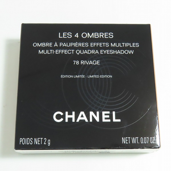 実際に弊社で買取させて頂いたCHANEL/シャネル レキャトルオンブル 78 リヴァージュ アイシャドウ 2gの画像 4枚目