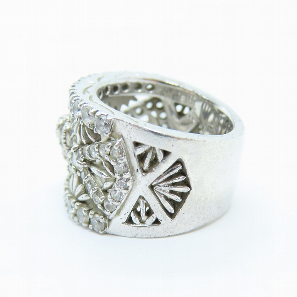 実際に弊社で買取させて頂いたJustin Davis/ジャスティンデイビス クラウンリング ストーン/8-9号の画像 2枚目