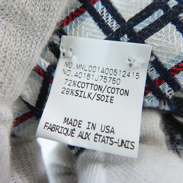 実際に弊社で買取させて頂いたTHOM BROWNE/トムブラウン 総柄 ネクタイの画像 5枚目