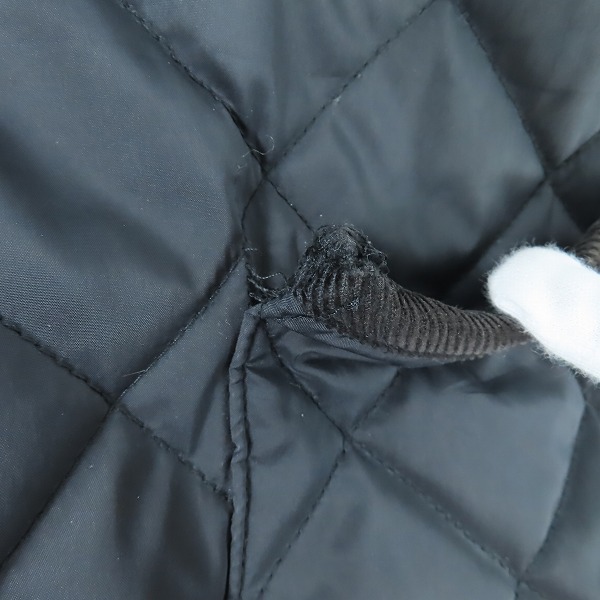 実際に弊社で買取させて頂いたuniform experiment/ユニフォームエクスペリメント 19AW/QUILTING HOODED COAT/キルティング コート UE-192009/2の画像 5枚目