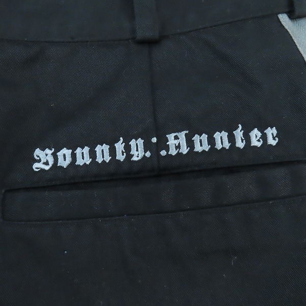 実際に弊社で買取させて頂いたBOUNTY HUNTER/バウンティーハンター 7分丈 パンツ ブラック 32の画像 4枚目