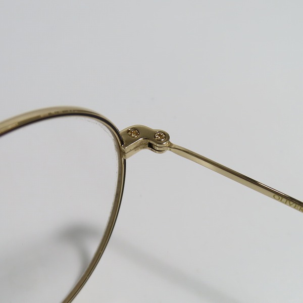 実際に弊社で買取させて頂いたOLIVER PEOPLES/オリバーピープルズ Cheswick G メタルフレーム メガネフレーム アイウェアの画像 4枚目