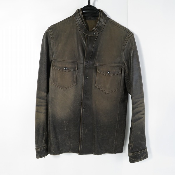 実際に弊社で買取させて頂いたNeil Barrett/ニールバレット レザージャケット/XXS