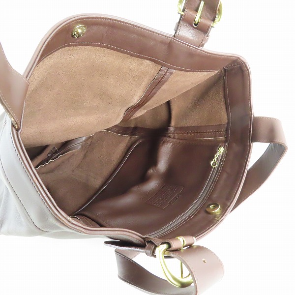 実際に弊社で買取させて頂いたCOACH/コーチ オールドコーチ レザー トートバッグ 4082の画像 3枚目