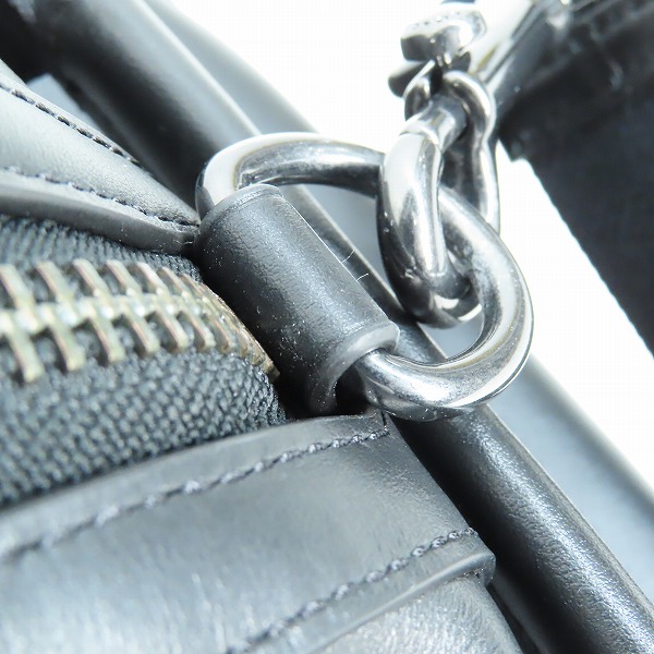 実際に弊社で買取させて頂いたCOACH/コーチ ボストンバッグ 2way ベンチュラー ブラック レザー C5306の画像 6枚目