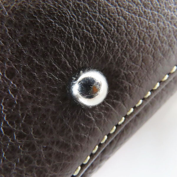 実際に弊社で買取させて頂いた土屋鞄製造所/ツチヤカバン レザー ダークブラウン トートバッグ の画像 8枚目