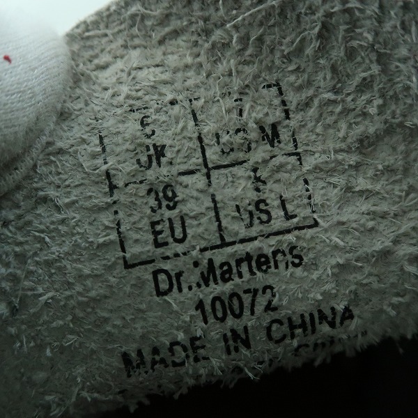 実際に弊社で買取させて頂いたDr.Martens/ドクターマーチン 8EYE/8ホール ブーツ 10072/UK6の画像 5枚目